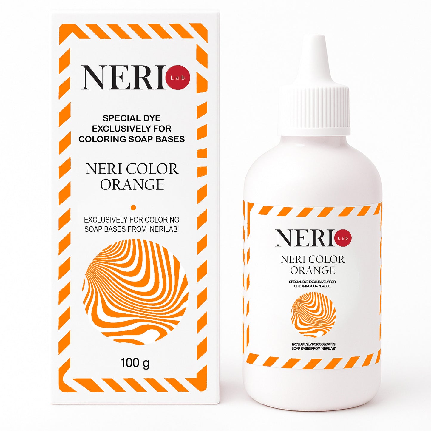 NERI COLOR Orange soap colorant for melt and pour soap bases by NERILAB